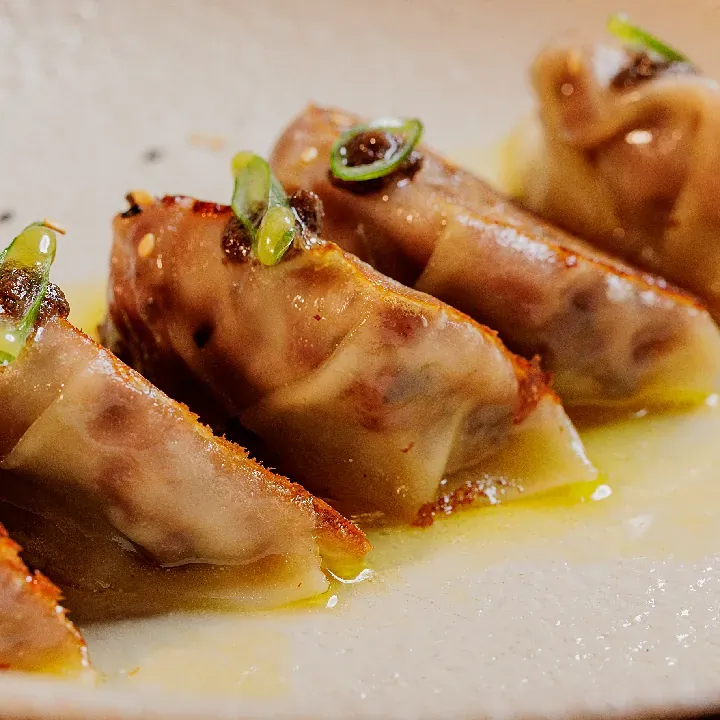Gyozas de res y trufa