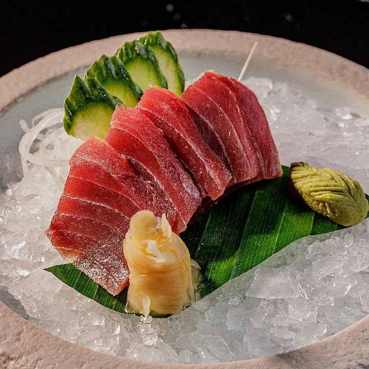 Sashimi de atún aleta azul